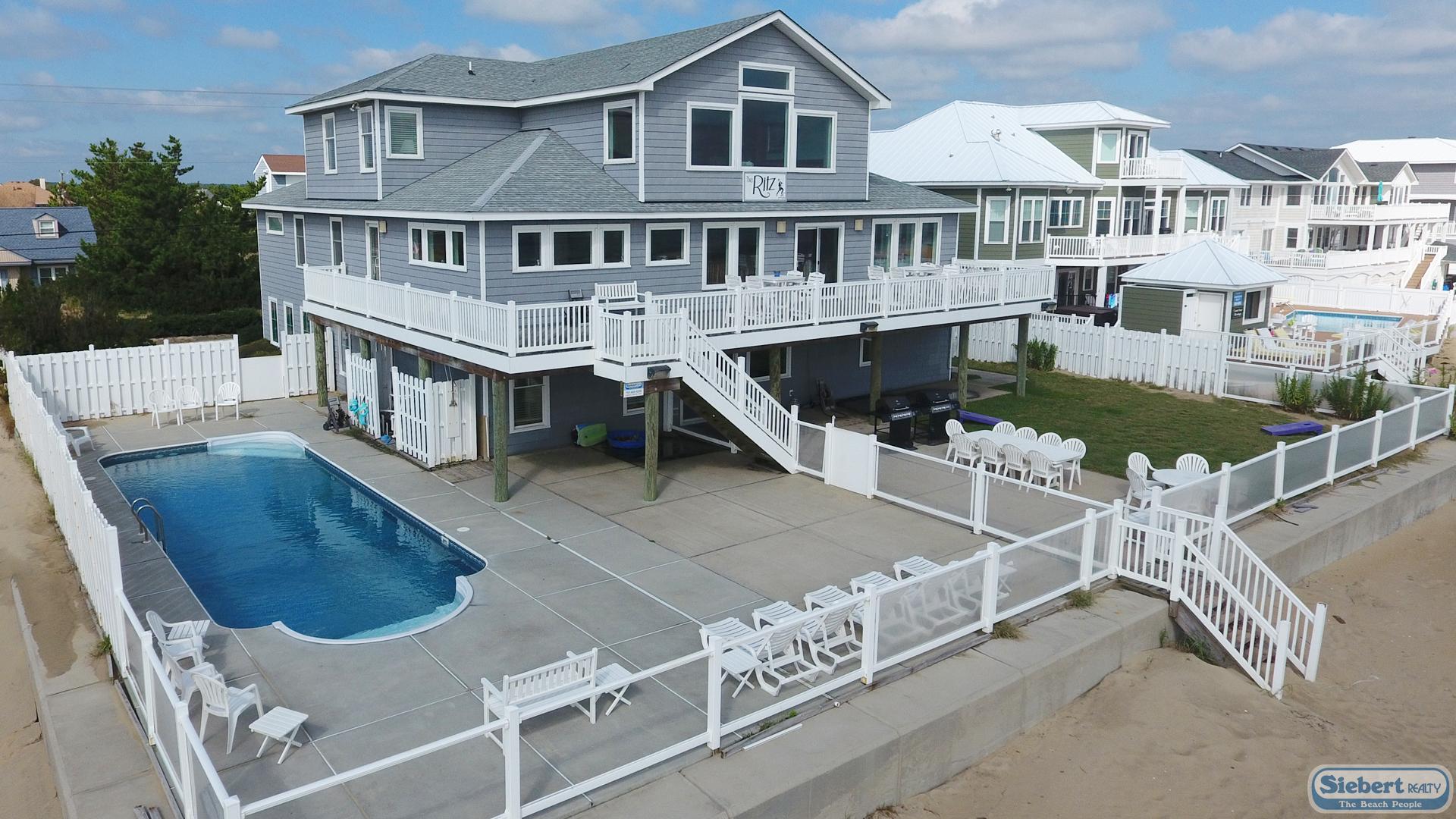 The Ritz 10 Bedroom Sandbridge Beach Rental Sandbridge Beach